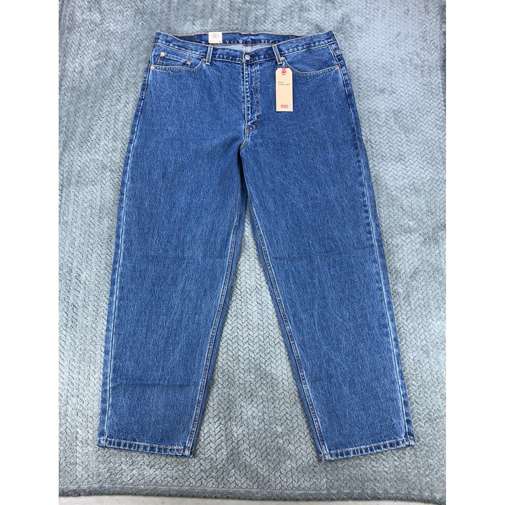 Levis 560 Jeans Men's 42x32 Blue Denim Loose Fit Comfort Wide Leg Baggy NWT